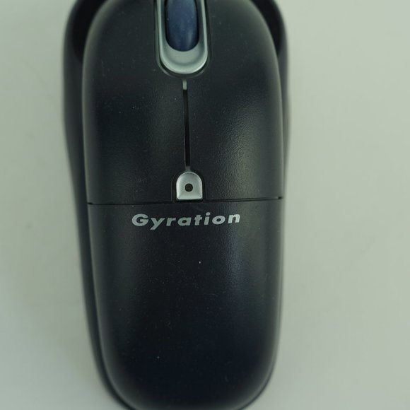 Gyration Black/Blue Wireless Keyboard GP120 Mouse & RF Receiver Plus Adaptor - Picture 6 of 9